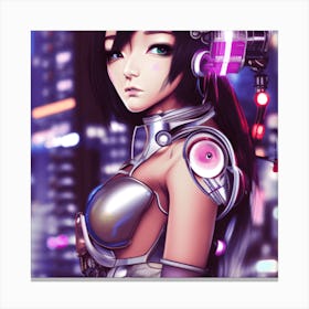 Robot Girl 1 Canvas Print