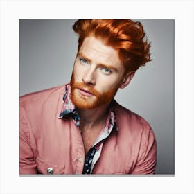 Man With Red Hair 1 Canvas Print