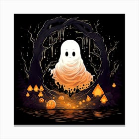 Ghost In The Woods 7 Canvas Print