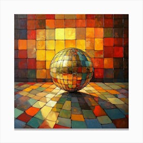 Disco Ball Art 16 Canvas Print