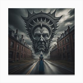 Holloween Evil liberty Canvas Print