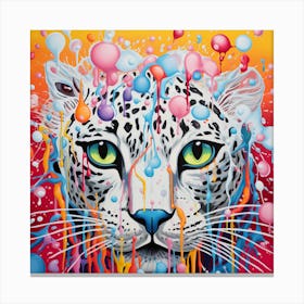 'Snow Leopard' 1 Canvas Print