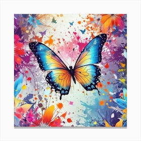 Butterfly Painting 136 Canvas Print