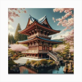 Kyoto Japanese Temple Canvas Print