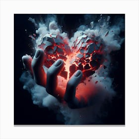 Broken Heart 3 Canvas Print