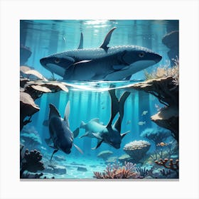 Underwater World Canvas Print