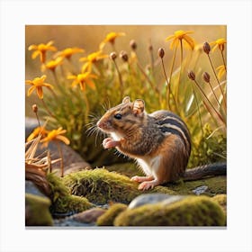 Chipmunk Canvas Print