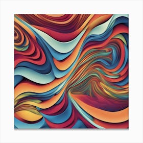 Abstract Painting Canvas Print