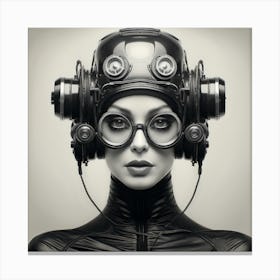 Futuristic Woman 8 Canvas Print