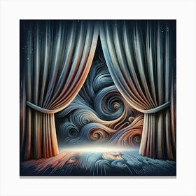 Curtained Room Canvas Print