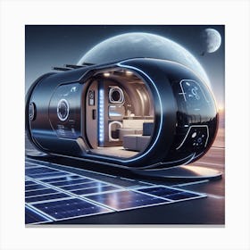 Futuristic Spaceship 5 Canvas Print