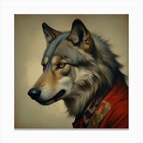 Mr. Wolf Canvas Print