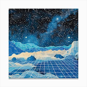 'Alien Landscape' 2 Canvas Print