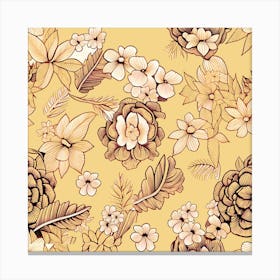 Yellow Flowers Canvas Print