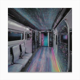 Rainbow Train Canvas Print