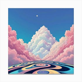 Cloudy Sky Canvas Print