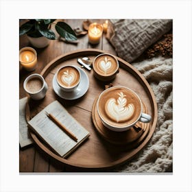 Coffee Latte Art 28 Canvas Print