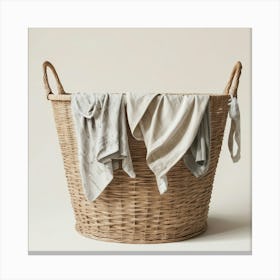 Laundry Basket Canvas Print