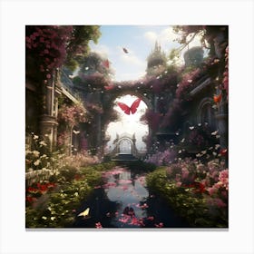 Surreal Love Garden By Csaba Fikker 4 Canvas Print