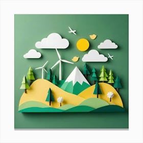 Paper Art 15 Canvas Print