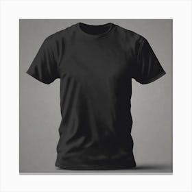 Black T - Shirt 28 Canvas Print