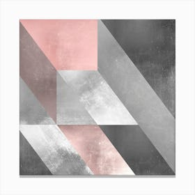 Marble And Pink 2 Canvas Print