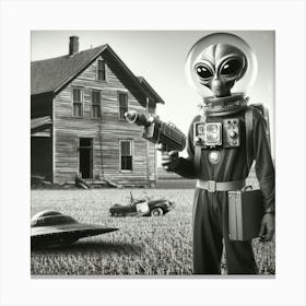 Alien Man 2 Canvas Print
