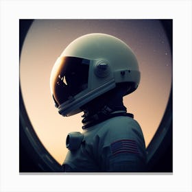 Astronaut In Space 2 Canvas Print