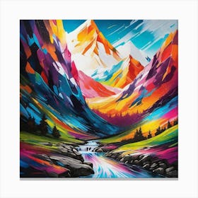 Mountain Stream 8 Canvas Print