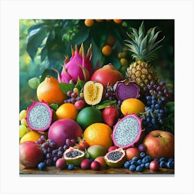 Fruit Of The Gods Art Canvas Print