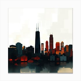 Chicago Skyline 1 Canvas Print