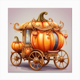 Pumpkin Carriage Canvas Print