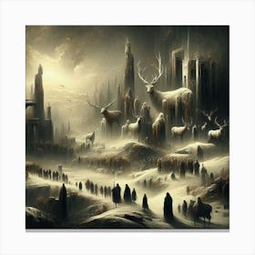 Lord Of The Rings 10 Canvas Print