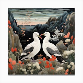 Bird In Nature Albatross 1 Canvas Print
