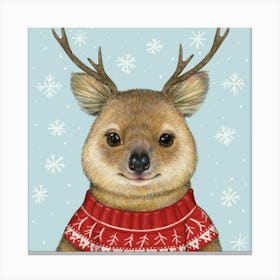 Celia Reindeer Canvas Print