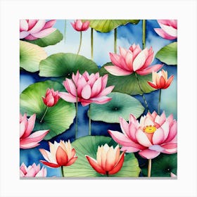 Lotus Flower 56 Canvas Print