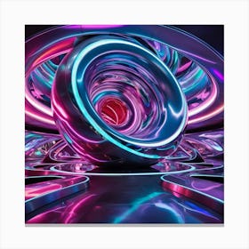 Futuristic Space 2 Canvas Print