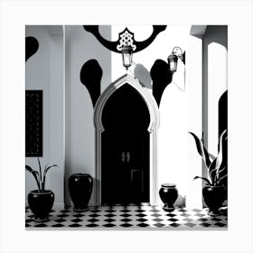 Moroccan Interior Canvas Print