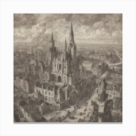 View Of London Canvas Print