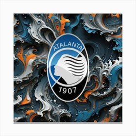 Atalanta BC Logo Wall Art 21 Canvas Print