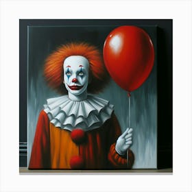 Lost Clown Canvas Print