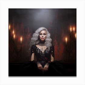 Gothic Girl Canvas Print