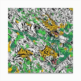 Tiger Abstract 1 Canvas Print