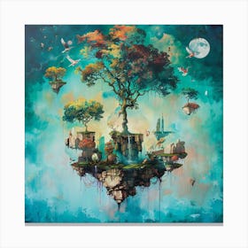 Tree Island Canvas Print