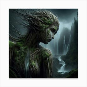 Forest Woman Canvas Print