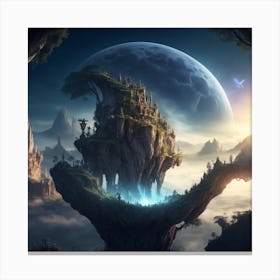 Fantasy Landscape 1 Canvas Print