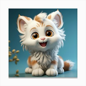 Cute Kitten 2 Canvas Print