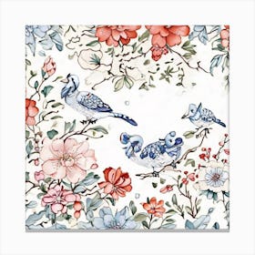 Chinese Birds Canvas Print