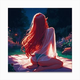 Beautiful Elf Canvas Print