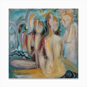 Three Graces Heart Warming Canvas Print